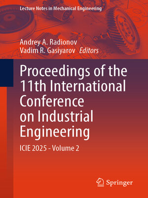 cover image of Proceedings of the 11th International Conference on Industrial Engineering